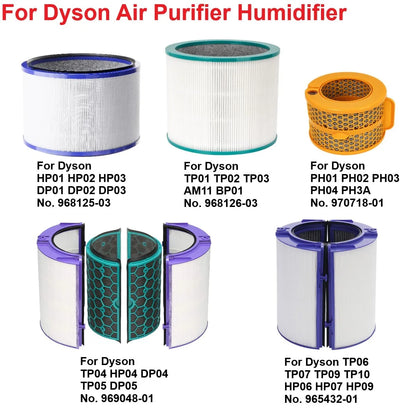 Used for Dyson Air Filters HP01 HP02 DP01、TP01 TP02 AM11 BP01、PH01 PH3A、TP04 HP04 DP04、TP06 TP10 HP06 Air Purifier Humidifier