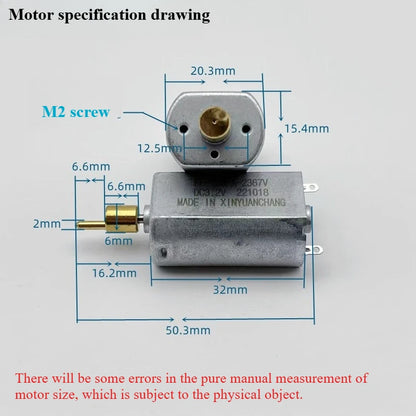 FF180PA-2367 DC Motor 3V3.2V3.7V Hair Clipper Electric Clipper Precious Metal Silent Brush