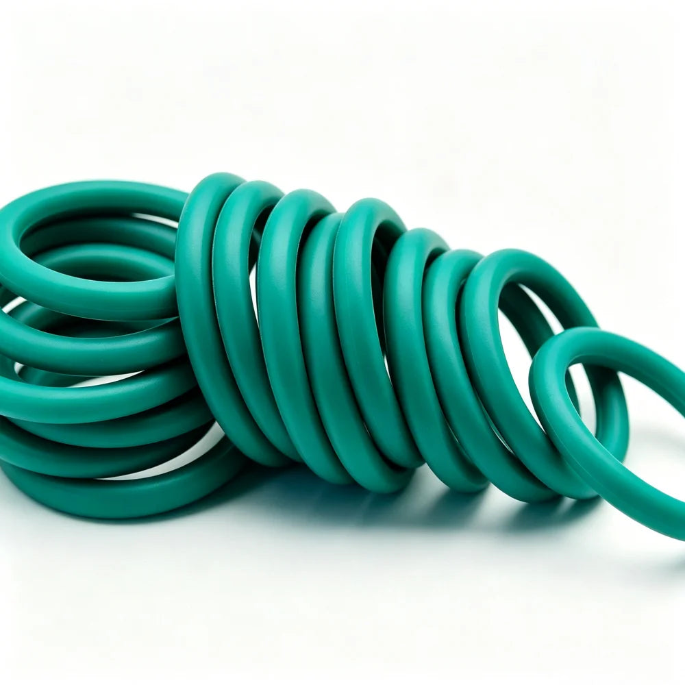 10Pcs Green FKM Fluorine Rubber O Ring CS1.78mm ID1.78-33.05mm Oil Heat Resistant Insulation Sealing Gasket O-Ring Seal