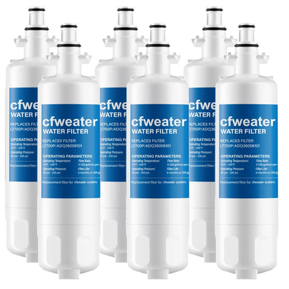 Replacement Refrigerator Water Filter Compatible with LG / Kenmore ADQ36006101 / LT700P / ADQ36006102 / 9690 / RWF1200A — 1-9 Pack