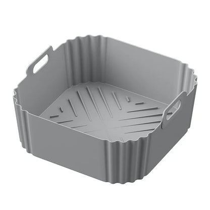 22.5cm Silicone Air Fryer Liners Reusable Non-Stick Basket for Ninja AF181 AF180 AF141 AF140 Other 5-8QT Air Fryer Accessories