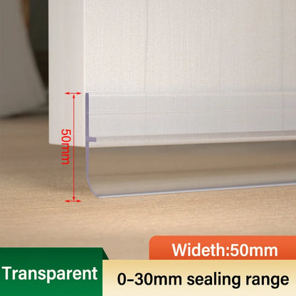 Self-Adhesive Thickened Door Bottom Sealing Strip Thermal Insulation Door Weatherstrip Anti-cold Window Draft Stopper Tape