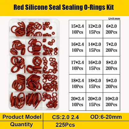 Silicone O Ring Coffee Machine Silicone VMQ O-Ring Seal Washer Plumbing Gasket High Temperature Oring
