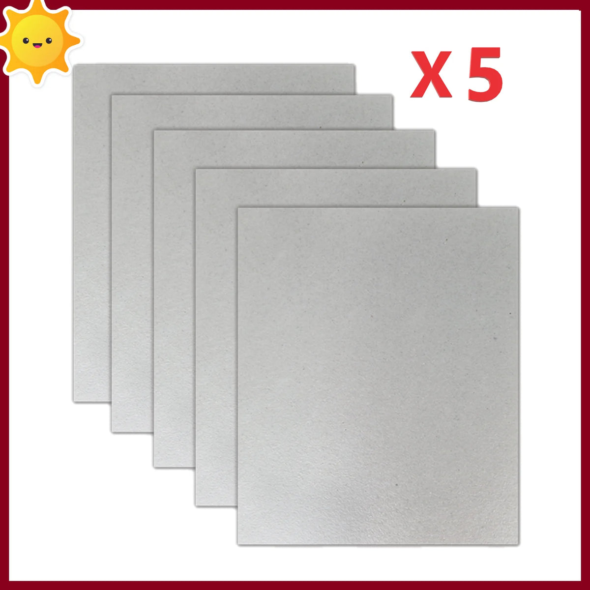 150 X 120 mm Mica Plates Replacement Compatible with Galanz/Midea/Panasonic/LG Microwave Ovens Microwave Sheets Accessories