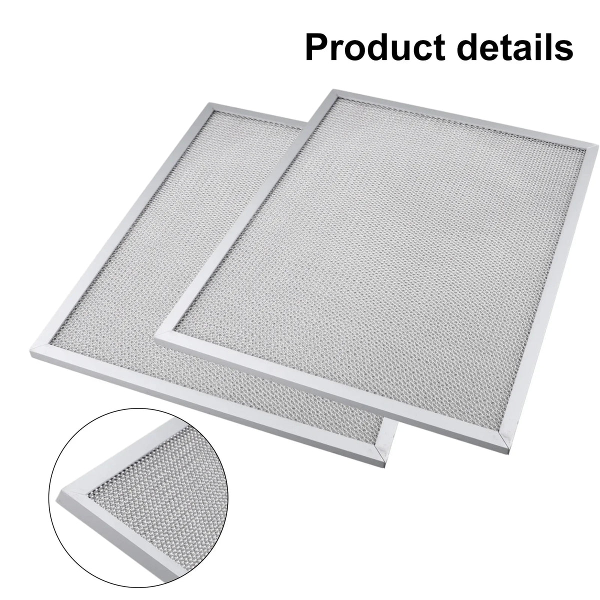 Filter Range Hood Filters For Robinhood Alto 600.alto RA6WH 103793 Aluminum Range Hood Filters Replacement 2PCS