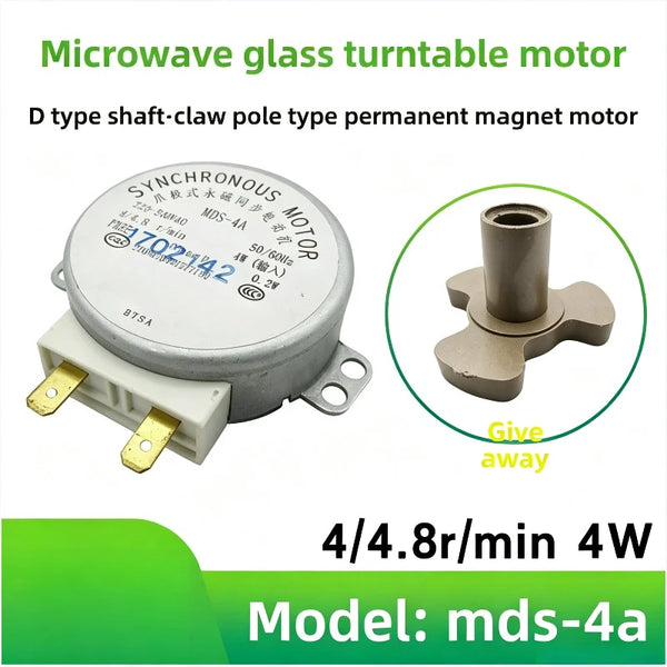 Compatible with Microwave Oven 220V Claw Pole Permanent Magnet Synchronous Motor Glass Turntable Small Motor Accessories
