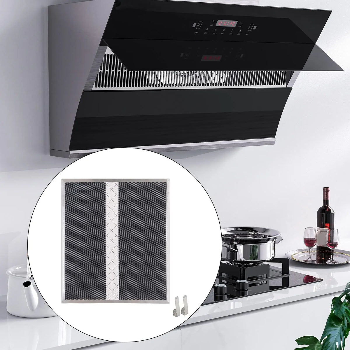 Range Hood Filter Replacement Aluminum Mesh Grease Catcher for Kitchen Exhaust S97020466
