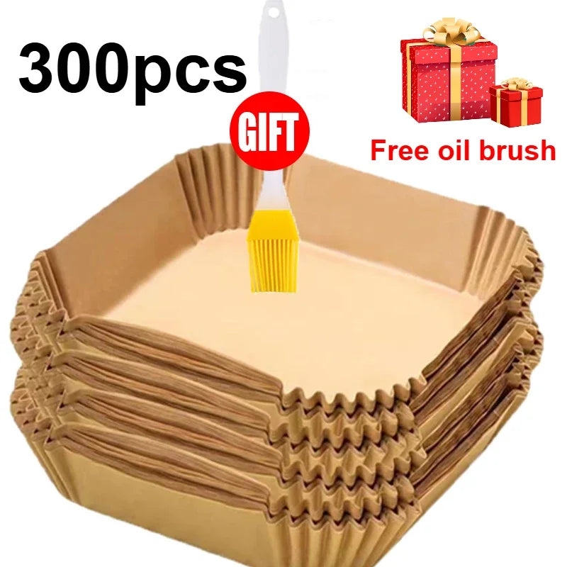 Air Fryer Paper Aerogrill Parchment Paper for Air Fryer Liner Airfryer Baking Cooking Paper Air Fryer Accessories Baking Tool