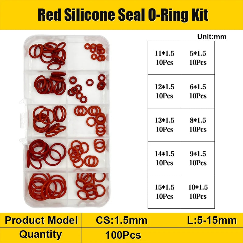 Silicone O Ring Coffee Machine Silicone VMQ O-Ring Seal Washer Plumbing Gasket High Temperature Oring