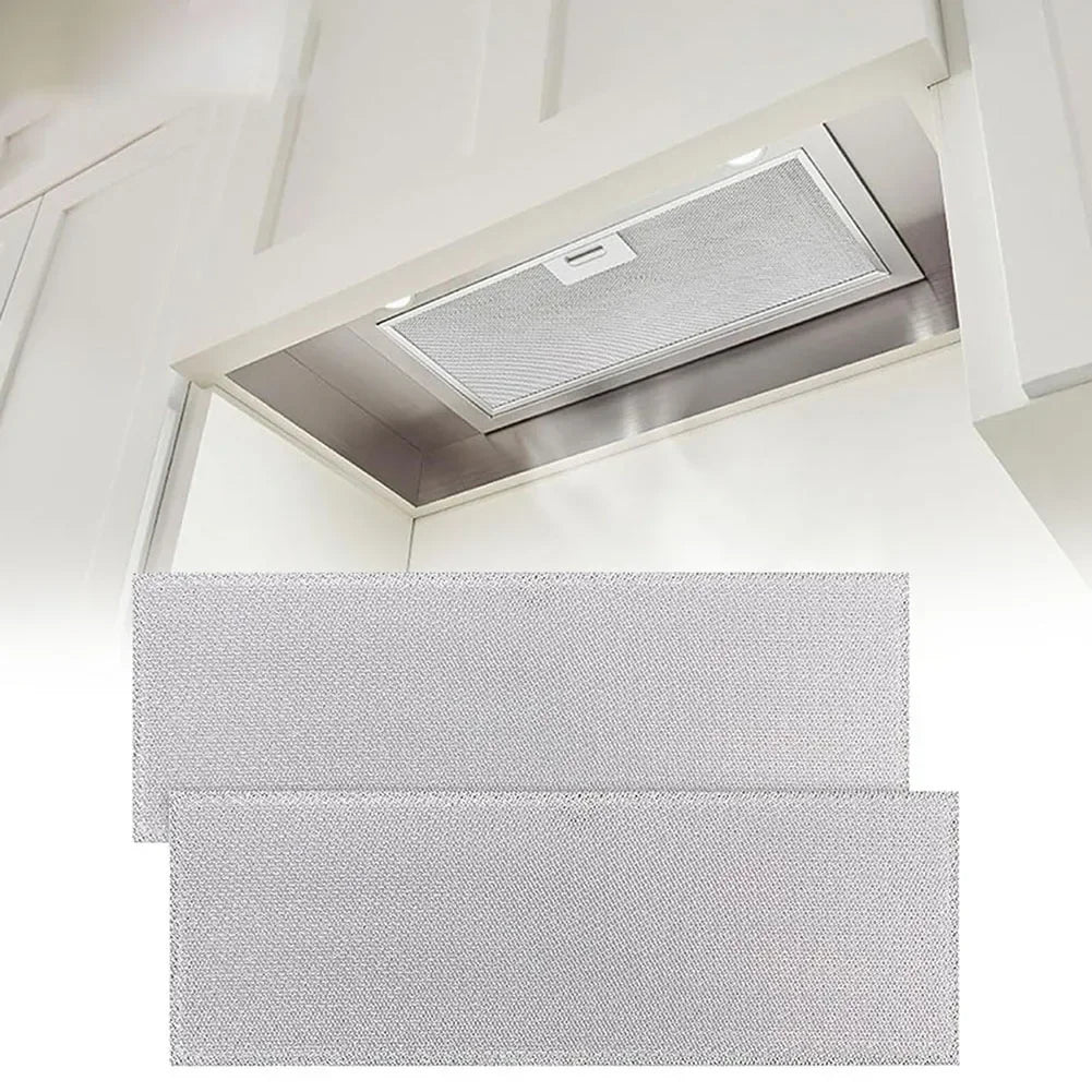 2PCS Aluminum Range Hood Grease Filter For S99010370 / 99010370 / AP5950107 Kitchen Appliances Range Hood Parts