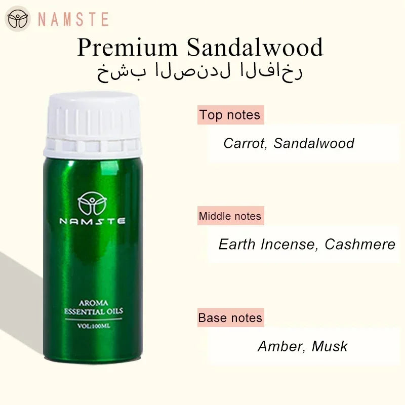 NAMSTE 100ML Hotel Essential Oil Home Aromatherapy Aromatic Oils Fragrance Scent Electric Smell Air Freshener Aroma Diffuser