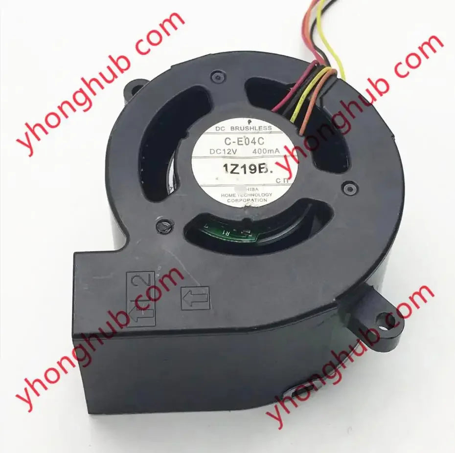 C-E04C Server Projector Cooling Fan DC 12V 400MA 65x62x40mm 4-Wire