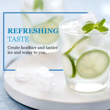 10" Quick-Connect Carbon Inline Water Filter 1/4" Refrigerator Ice Maker Home RO System Post-Carbon Filter Replacement Cartridge