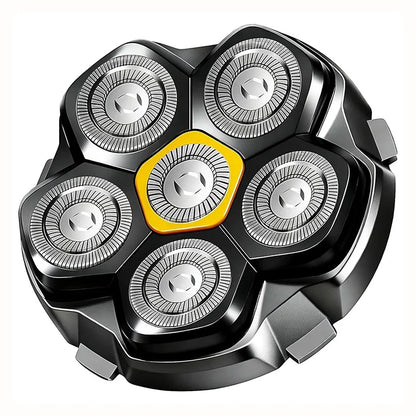6 Blade Magnetic Replacement Shaving Heads Compatible with 6D Blade Head Compatible with Head Shavers for Bald Men