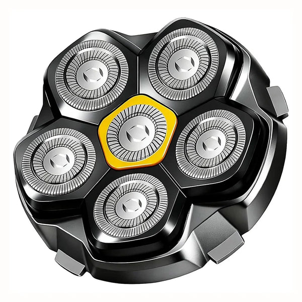 6 Blade Magnetic Replacement Shaving Heads Compatible with 6D Blade Head Compatible with Head Shavers for Bald Men