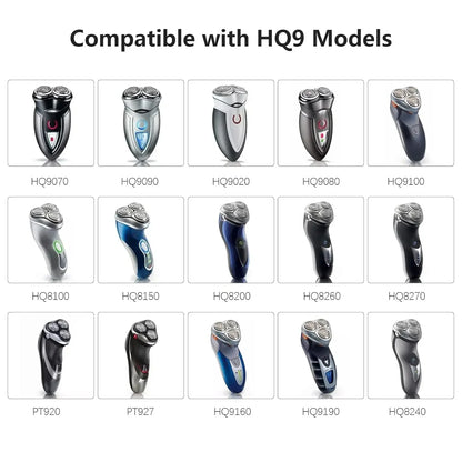 HQ9 Replacement Shaver Heads Compatible with Philips Norelco HQ9190 / PT920
