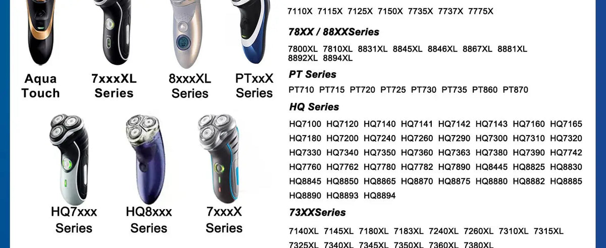 Unopened box HQ8 Replacement Heads Compatible with Philips Aquatehavers, Razor Blades Suitable Electric Shaver Aquatec Blade Kit