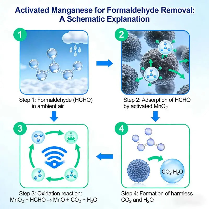 2-Year Lifespan Formaldehyde Removal Replacement Inner Filter For Xiaomi Filter Inner Activated Manganese Cartridge