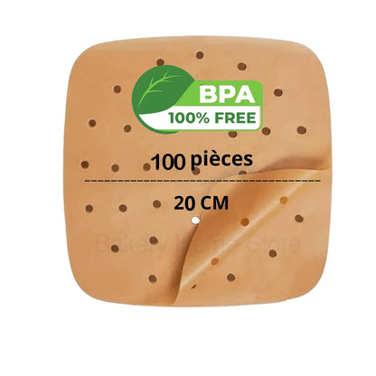 Disposable Air Fryer Baking Parchment Liners Perforated Parchment Paper for Cosori Ninja Air Fryer Accessories Steamer Oven