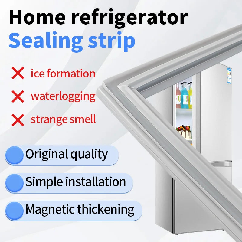 Refrigerator Door Seal — 4m — Rubber — Custom Size