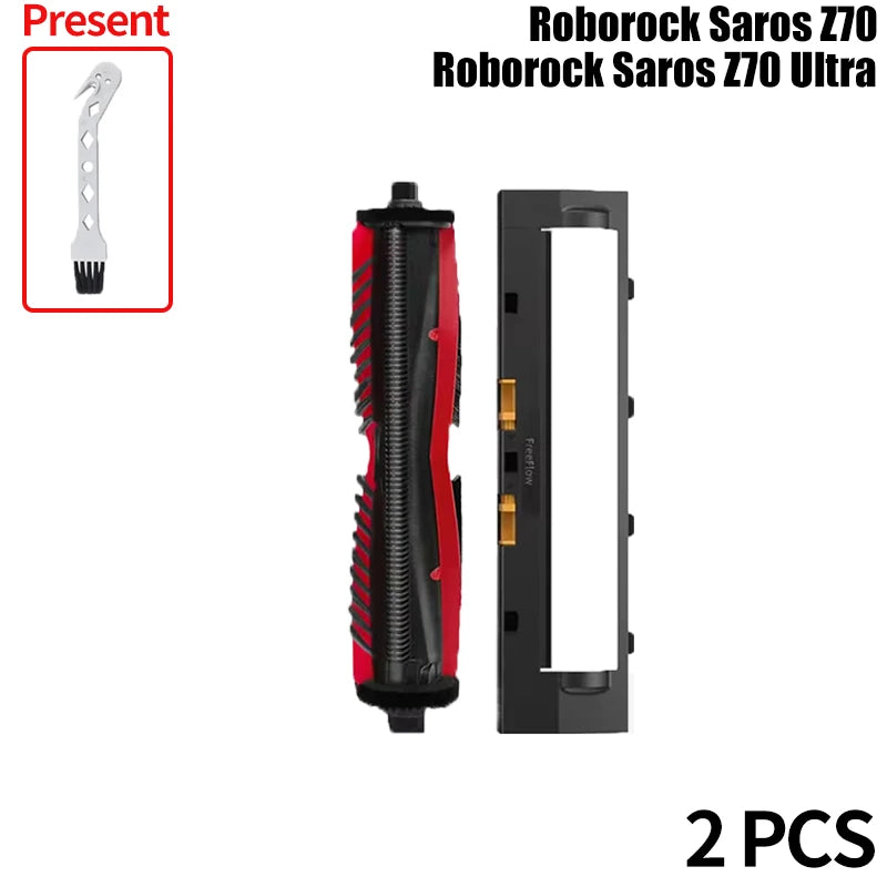 Tricut Brush Accessories Compatible with Roborock Saros Z70/Saros Z70 Ultra Vacuum Cleaner Main Roller Brush Replacement Spare Parts