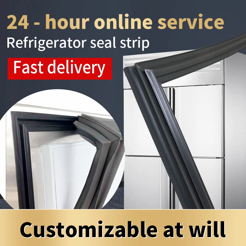 Refrigerator Door Seal — Rubber — Custom Size
