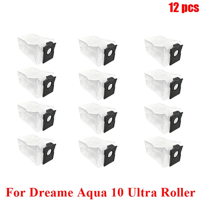 Acccessories Compatible with (Dreame Aqua 10 Ultra Roller) Vacuum Parts Main Roller Brush Side Brush Cleaner Filter Dust Bag Roller Mops
