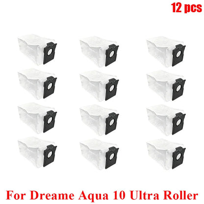 Acccessories Compatible with (Dreame Aqua 10 Ultra Roller) Vacuum Parts Main Roller Brush Side Brush Cleaner Filter Dust Bag Roller Mops