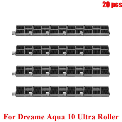 Acccessories Compatible with (Dreame Aqua 10 Ultra Roller) Vacuum Parts Main Roller Brush Side Brush Cleaner Filter Dust Bag Roller Mops