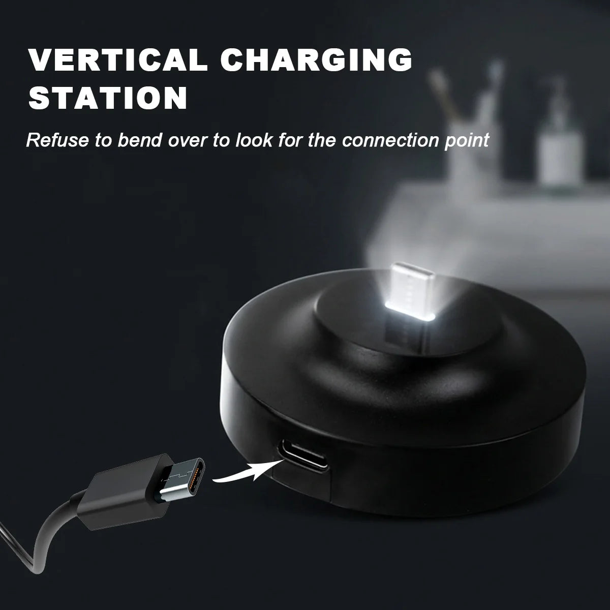 Replacement Shaver Charging Dock — 2299 V — KM-999 / V-368 / 996 / 995 / JC10000 Reference