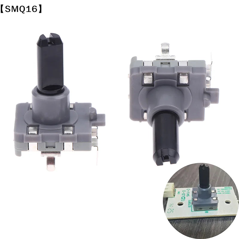 2Pcs EC16 Rotary Encoder 3Pins 360 Degree Infinite Rotation Gear Selection Controller Washing Machine Microwave AccessoriesSMQ