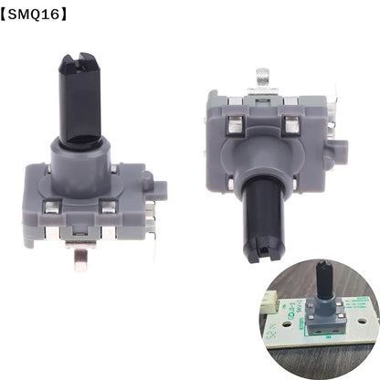 2Pcs EC16 Rotary Encoder 3Pins 360 Degree Infinite Rotation Gear Selection Controller Washing Machine Microwave AccessoriesSMQ