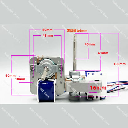YJ61/20/16 air circulation fan cover pole asynchronous motor small fan accessories motor 220V pure copper motor