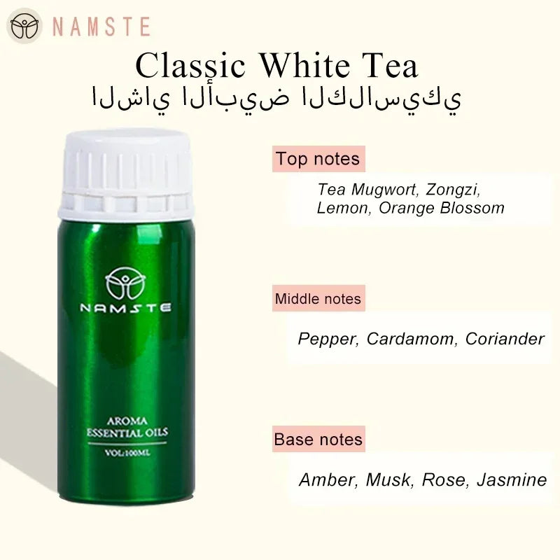 NAMSTE 100ML Hotel Essential Oil Home Aromatherapy Aromatic Oils Fragrance Scent Electric Smell Air Freshener Aroma Diffuser