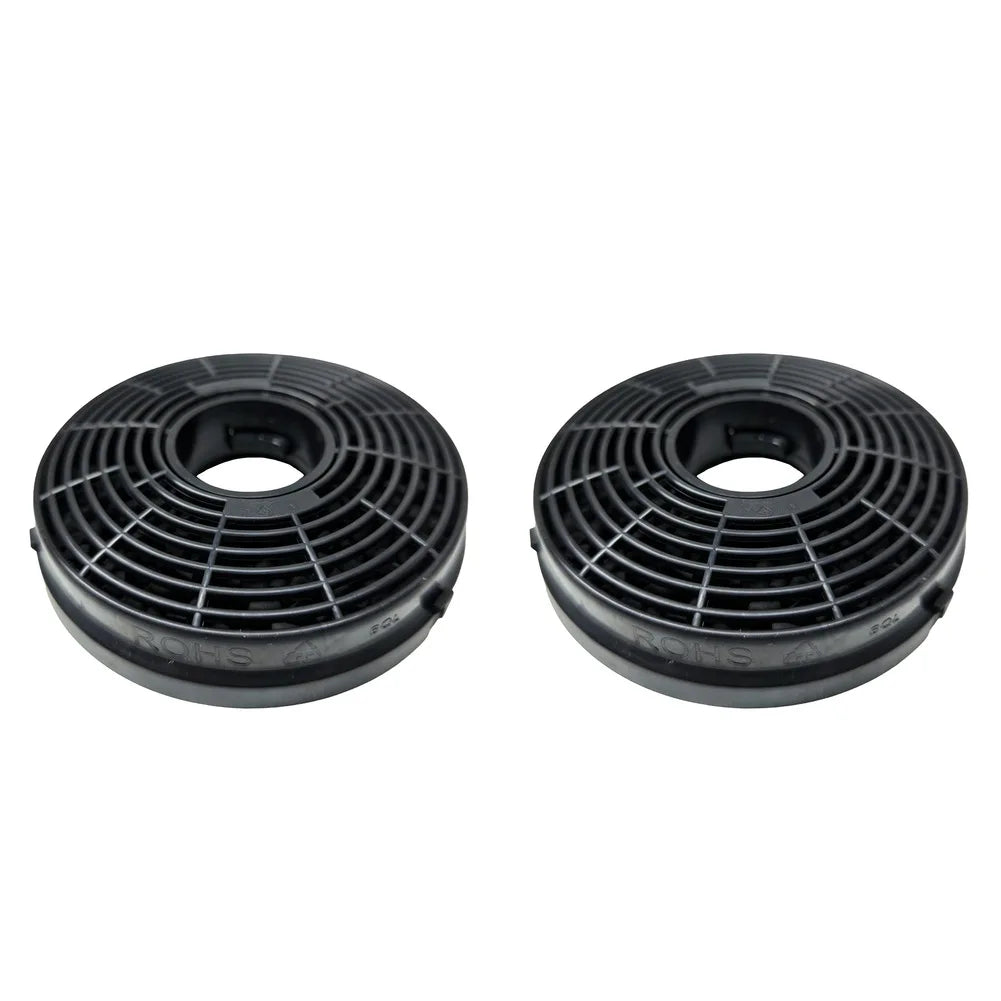 For Range Hood Activated Carbon Filter Set 105x26mm Black Compatible with LEX N2 For CIARRA CBCF002 CFA 70020 Two Filters