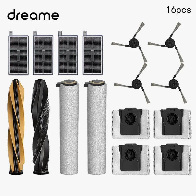 Dreame Aqua 10 Roller / Aqua 10 Pro Roller / Aqua 10 Ultra Roller Accessories Main Side Brush Roller Mop Cloth Filter Dust Bag