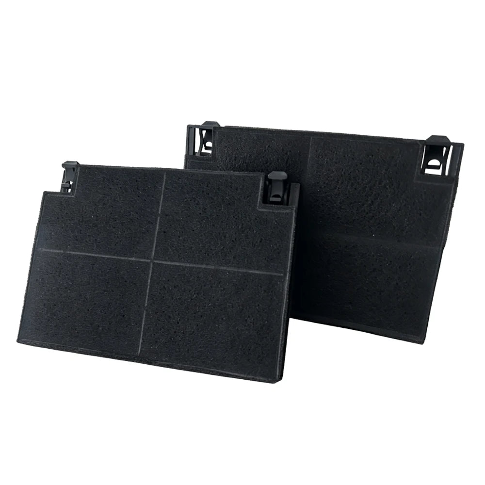 2Pcs Cooker Hood Activated Carbon Filter Replacement, Range Hood Charcoal Filter Insert 193×137×21mm