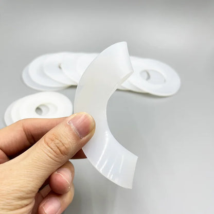 White Silicon O Ring Seal Washer Soft Silicone Flat Gasket Sealing Ring Gasket