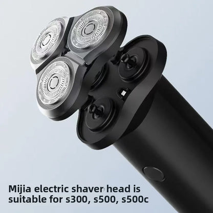 1Pcs Replacement Shaver Head Compatible with Xiaomi Mijia S300 Electric Shaver Razor Blade Dry Wet Shaving Machine Blade