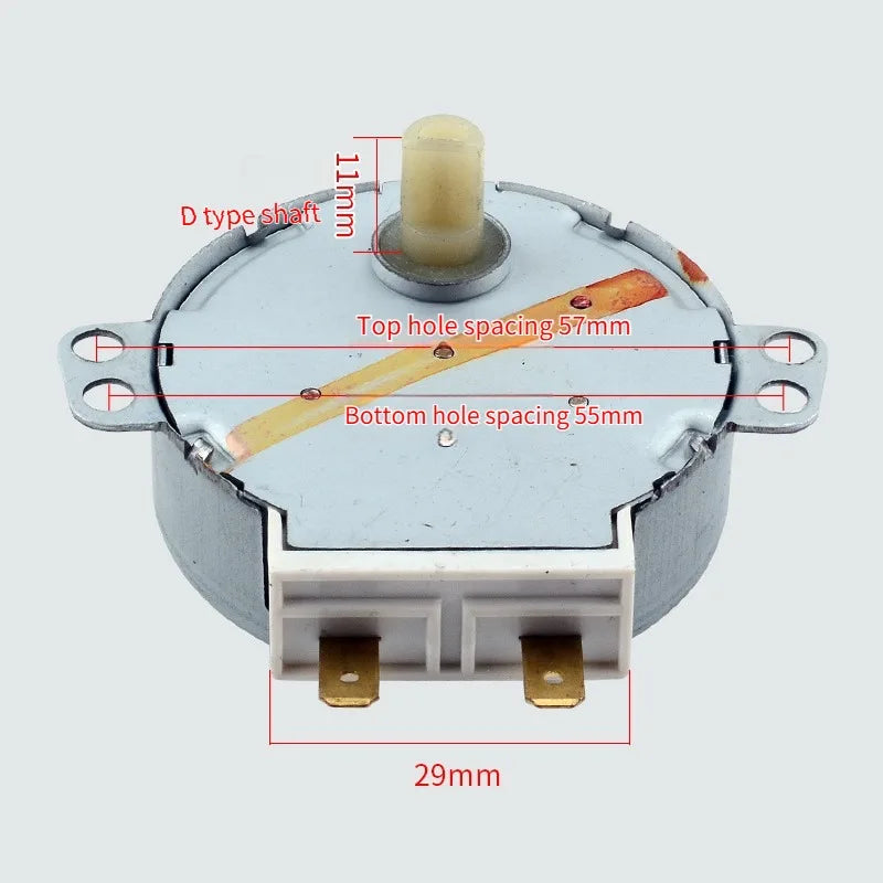 Microwave Synchronous Motor AC 220-240V 4W 49TVZ-A2 Turntable Motor Replacement Part for Oven