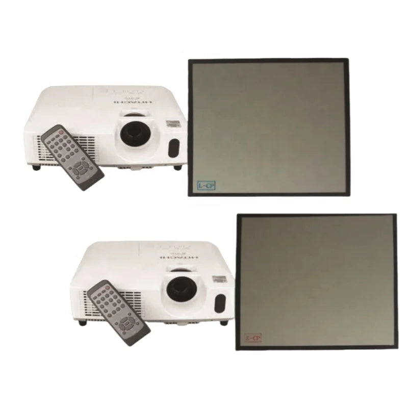 3D Passive Polarized Projecting Filter Circular Polarized Filters for DLP Projector 15*15cm Home Theater Systems