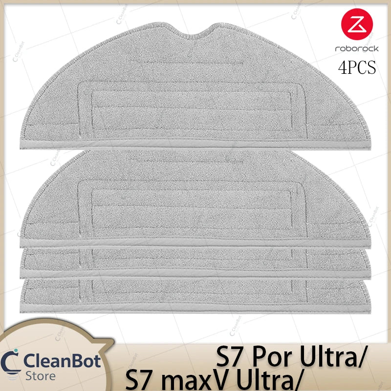 Compatible with Roborock S7 MaxV Ultra/S7 Pro Ultra Robot Vacuum Cleaner Accessories Main Brush Side Brush HEPA Filter Mop Cloths Spare Parts