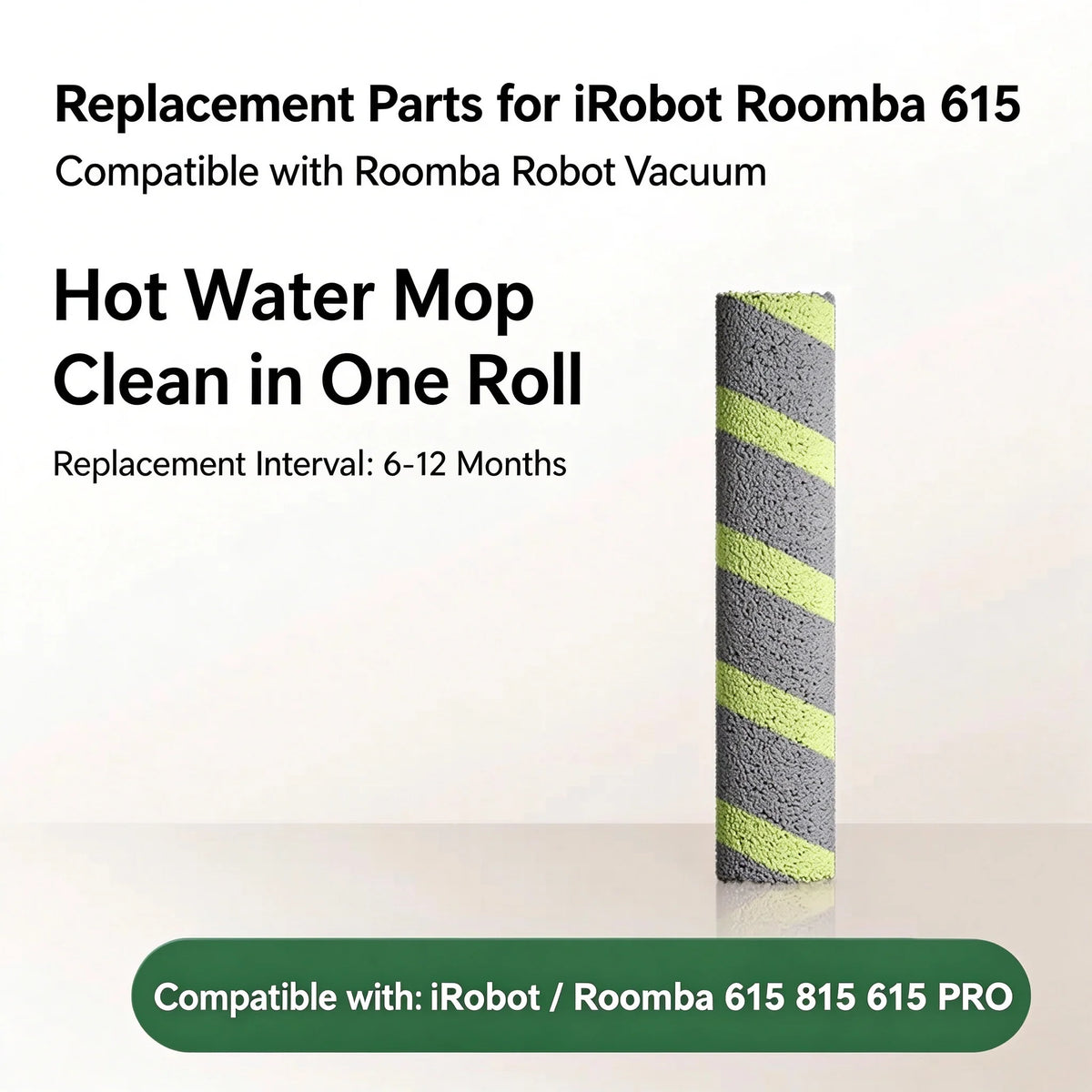 For iRobot Roomba 615 815 615 Pro Combo Robot Vacuum Replacement Parts Accessories Side Brush Main Brush Filter Dust Bag Mop Pad