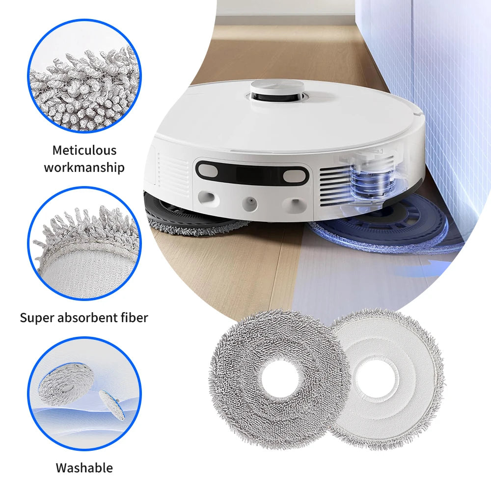 For Dreame L10s Pro Ultra Heat/L10s Ultra Gen 2/X30 Ultra/Mova E30 Ultra Vacuum Cleaner Main Roller Brush Filter Mop Dust Bag