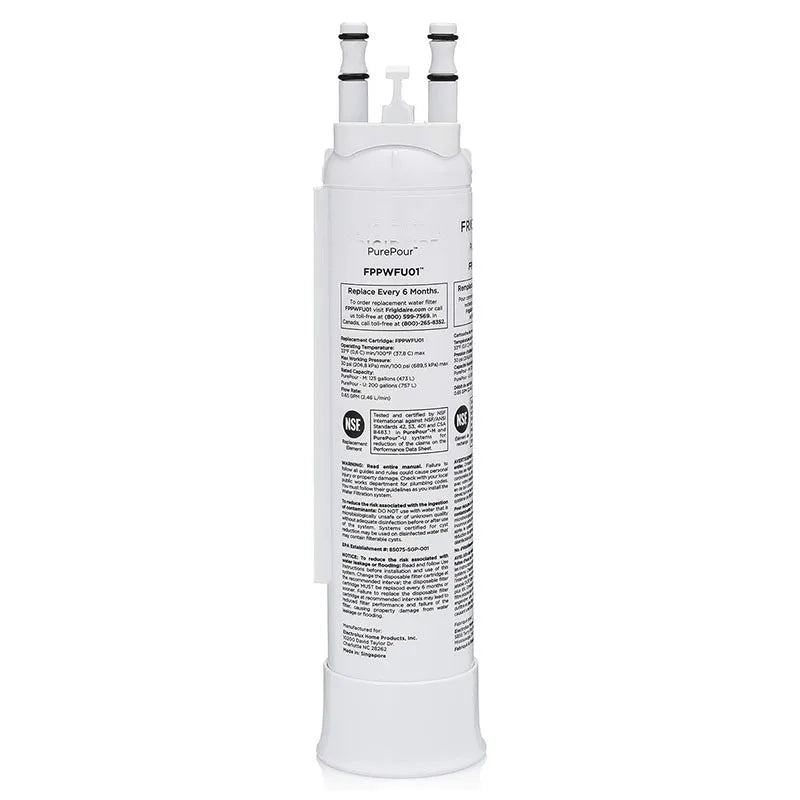 Replacement Refrigerator Water Filter Compatible with Frigidaire FPPWFU01 / PWF-1