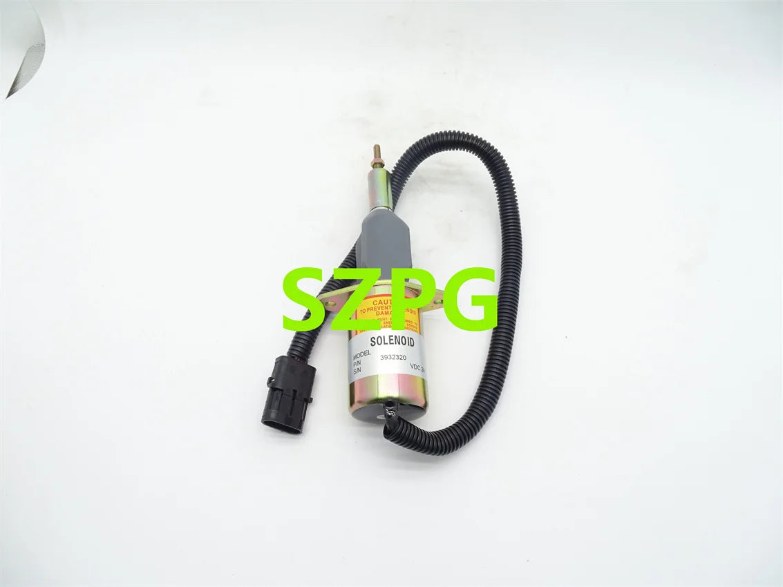 For 24V Fuel Shut Off Solenoid 3932320 Compatible with Cummins Engine 6BT 4BT 5.9L