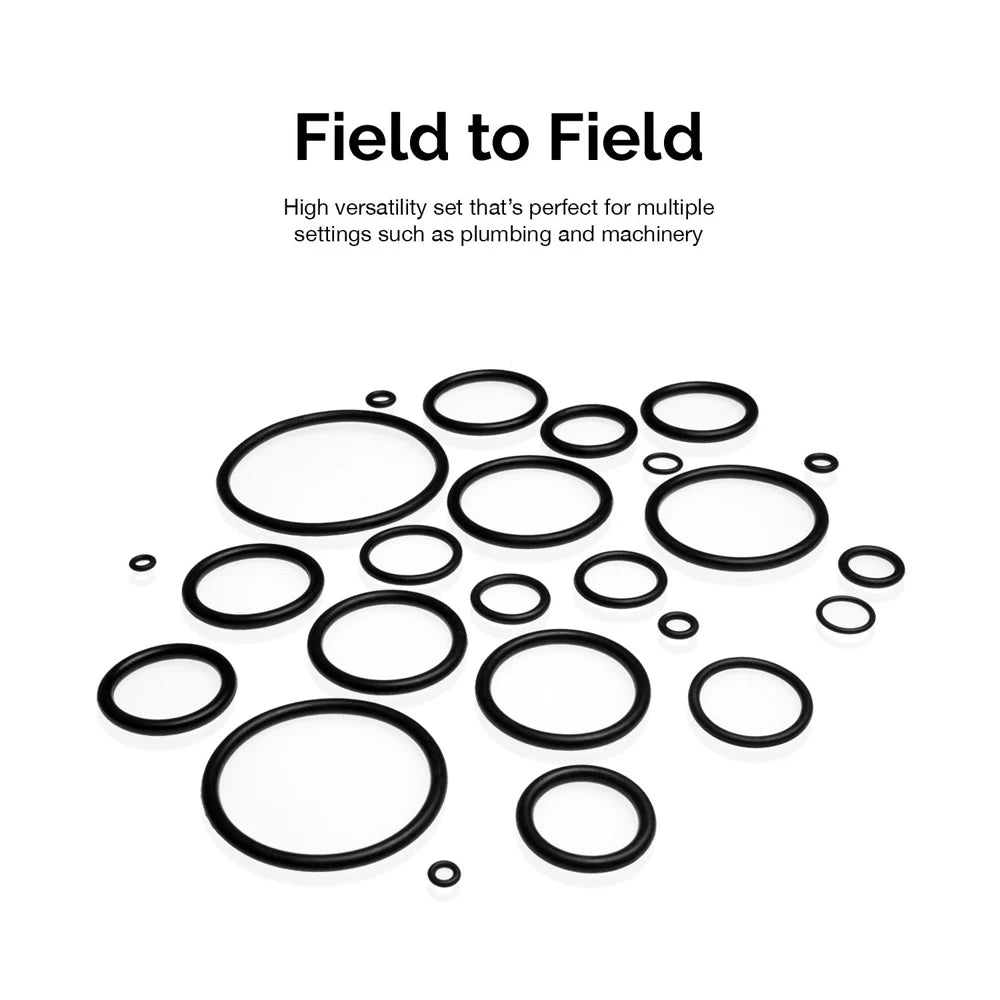 419 Pieces Metric O-Ring Kit Set of 32 Metric Sizes Rubber Seals O Rings for Faucet Professional Plumbing Automotive