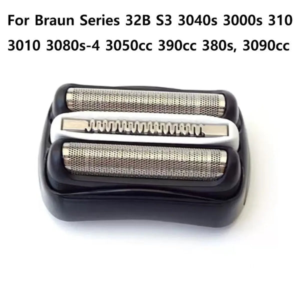 32B Replacement Head Shaver Part Accessories Compatible with Braun Series S3 3040s 3000s 310 3010 3080s-4 3050cc 390cc 380s, 3090cc Etc