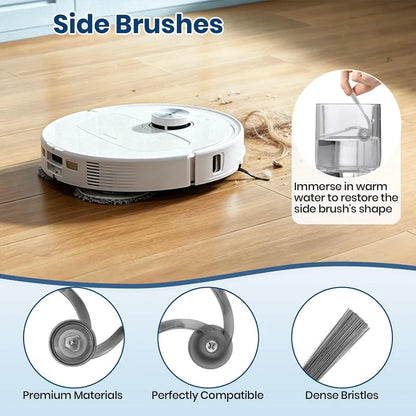 Compatible with Roborock Qrevo Edge / EdgeC / Edge S5A / 5V1 / Curv Vacuum Parts Main Roller Side Brush Hepa Filter Mop Cloth Dust Bag