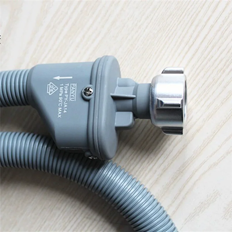 A74G-Washing Machine Hose 1.5 M 3/4 Inch Washing Machine Hose Including Safety Valve Water Stop Inlet Hose Washing Machine